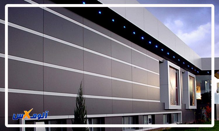 راه حل استفاده از پانل های آلومینیوم کامپوزیت برای قرنیز با وجود ضخامت اندک