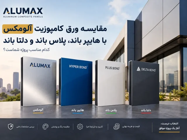 مقایسه ورق کامپوزیت آلومکس با هایپر باند پلاس باند و دلتا باند