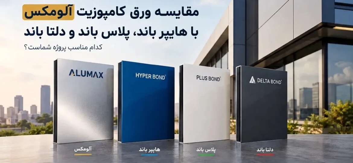 مقایسه ورق کامپوزیت آلومکس با هایپر باند پلاس باند و دلتا باند