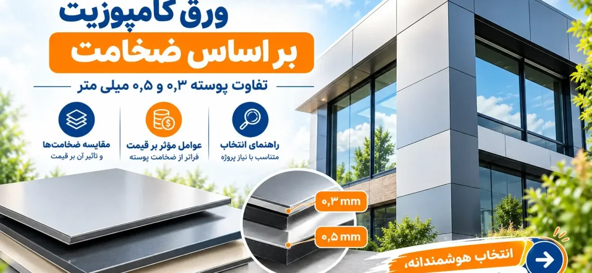 نمای ساختمان با ورق کامپوزیت آلومینیوم